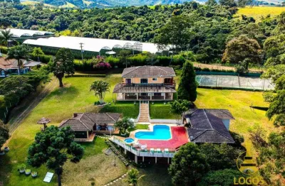 Sítio com 4 dormitórios à venda, 10000 m² por r$ 6.000.000,00 - zona rural - joanópolis/sp