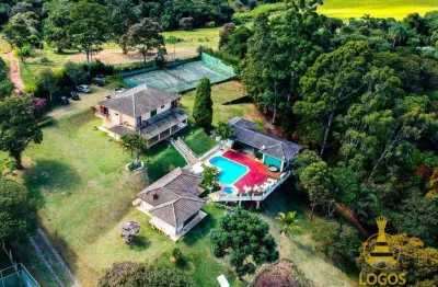 Sítio com 4 dormitórios à venda, 10000 m² por r$ 6.000.000,00 - zona rural - joanópolis/sp