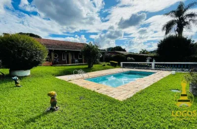 Chácara com 6 dormitórios à venda, 800 m² por r$ 800.000,00 - jardim santa fe - bom jesus dos perdões/sp