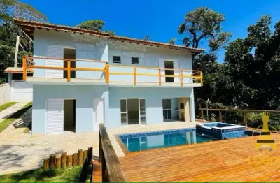 Chácara com 3 dormitórios à venda, mobiliada, 1400 m² por r$ 820.000 - jundiaizinho - mairiporã/sp