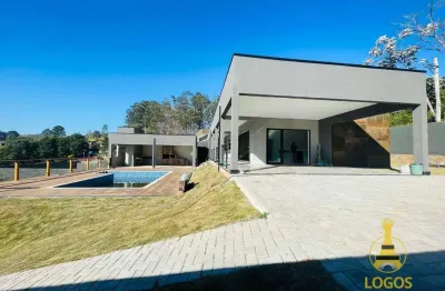 Chácara com 3 dormitórios à venda, 1100 m² por r$ 1.500.000,00 - rosário - atibaia/sp