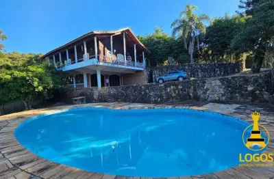 Chácara com 5 dormitórios à venda, 1800 m² por r$ 850.000,00 - atibaia vista da montanha - atibaia/sp