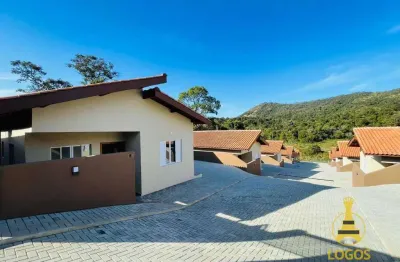 Casa com 2 dormitórios em condomínio fechado à venda, 74 m² por r$ 590.000 - ribeirão dos porcos - atibaia/sp