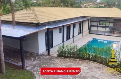 Chácara com 3 dormitórios à venda, 544 m² por r$ 1.200.000,00 - jardim estância brasil - atibaia/sp