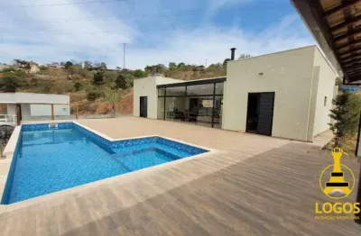 Chácara com 3 dormitórios à venda, 2000 m² por r$ 950.000 - jardim estância brasil - atibaia/sp