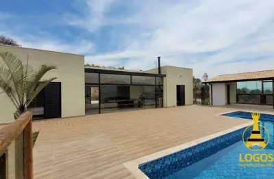 Chácara com 3 dormitórios à venda, 2000 m² por r$ 950.000,00 - jardim estância brasil - atibaia/sp