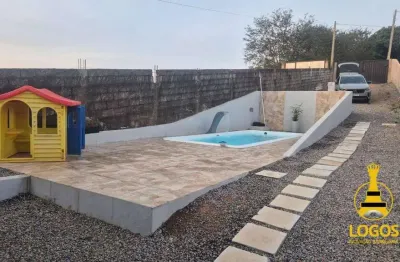 Casa com 2 dormitórios à venda por r$ 350.000 - tanque - atibaia/sp