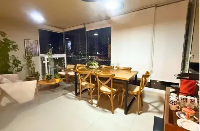 Apartamento à venda com 143 m², 3 dormitórios, varanda gourmet e área de lazer completa