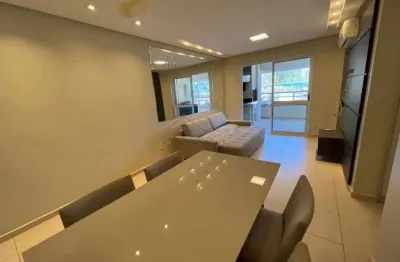 Apartamento 2 dormitórios com varanda gourmet, mobiliado, na av. tubarão - jd. aquárius