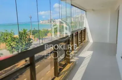Apartamento 04 quartos , frente mar à venda, praia da costa, vila velha, es