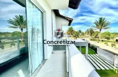Casa de luxo no lameirão: 5 quartos, 5 suítes, 3 salas, 5 banheiros, vaga de garagem e 360m² em guarapari-es!