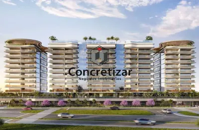 Apartamento de luxo à venda em guarapari-es, enseada azul: 4 quartos, 4 suítes, 3 salas, 5 banheiros, 3 vagas de garagem, 200m².