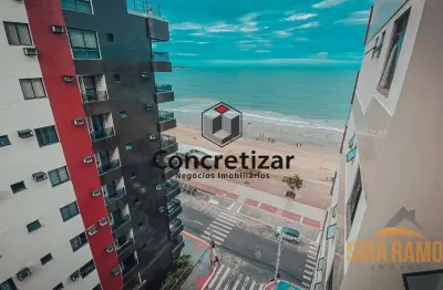 Apartamento vista para o mar 3 quartos (1 suíte) praia do morro, guarapari/es