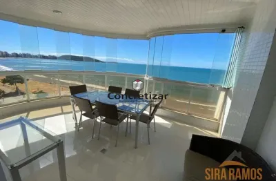 Apartamento frente para o mar 3 quartos (1 suíte) praia do morro, guarapari/es
