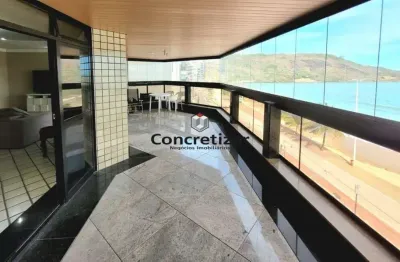 Apartamento frente para o mar 4 quartos 2 suítes praia do morro, guarapari/es
