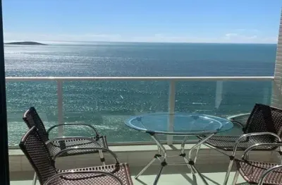 Apartamento frente para o mar 3 quartos (1 suíte) praia do morro, guarapari/es