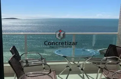 Apartamento frente para o mar 3 quartos (1 suíte) praia do morro, guarapari/es