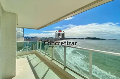 Apartamento à venda frente mar, com 3 quartos na praia do morro guarapari-es