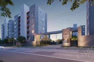 Apartamento com 2 dormitórios para alugar, 46 m² por r$ 1.400,00/mês - perobinha - londrina/pr