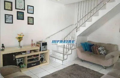 Sobrado com 3 dormitórios à venda, 140 m² por r$ 780.000,00 - nova gerti - são caetano do sul/sp