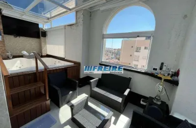 Cobertura com 2 dormitórios à venda, 145 m² por r$ 1.200.000,00 - olímpico - são caetano do sul/sp