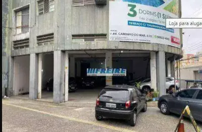 Salão para alugar, 195 m² por r$ 16.216,67/mês - rudge ramos - são bernardo do campo/sp
