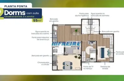 Apartamento com 2 dormitórios à venda, 55 m² por r$ 529.000,00 - campestre - santo andré/sp
