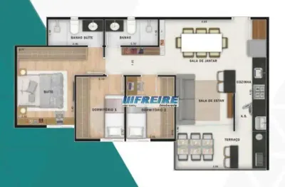 Apartamento com 3 dormitórios à venda, 64 m² por r$ 618.000,00 - vila assunção - santo andré/sp