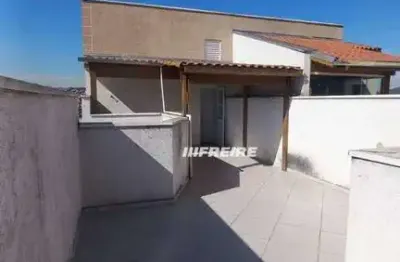 Cobertura com 2 dormitórios à venda, 73 m² por r$ 330.000,00 - vila junqueira - santo andré/sp