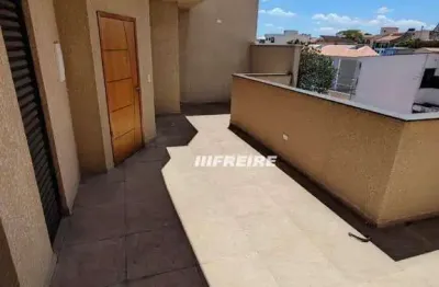 Cobertura com 2 dormitórios à venda, 95 m² por r$ 480.000 - vila cecília maria - santo andré/sp