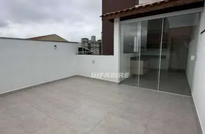 Cobertura com 2 dormitórios à venda, 90 m² por r$ 490.000,00 - santa maria - santo andré/sp