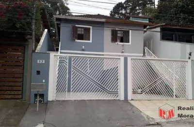 Casa com 3 dormitórios para alugar, 157 m² por r$ 5.000,00/mês - jardim rebelato - cotia/sp