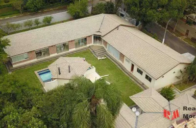 Casa térrea com 5 suítes - piscina -  chácara moinho velho
