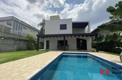 Casa com 4 dormitórios, 344 m² - venda por r$ 3.200.000,00 ou aluguel por r$ 18.996,69/mês - chácaras são carlos - cotia/sp
