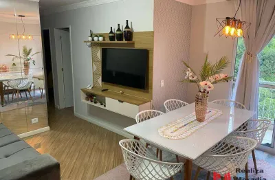 Apartamento com 2 dormitórios à venda, 53 m² por r$ 299.999,00 - granja viana - cotia/sp