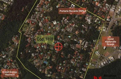 Terreno à venda, 1000 m² por r$ 690.000,00 - recanto inpla - carapicuíba/sp
