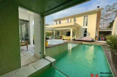 Casa com 4 dormitórios à venda, 289m² por r$ 3.300.000 - granja viana - cotia/sp