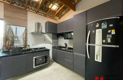 Casa com 2 dormitórios e jardim, 80 m² por r$ 450.000 - granja viana - cotia/sp