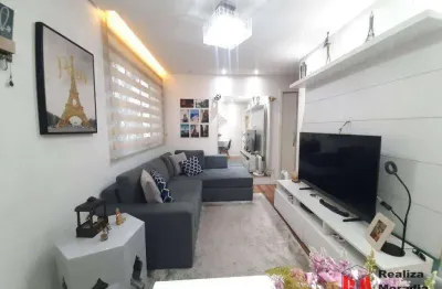 Apartamento reformado com 2 dormitórios à venda, 45m² por r$ 300.000 - jardim da glória - cotia/sp