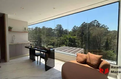 Lançamento apartamento com 3 dormitórios à venda, 95 m² por r$ 800.000 - granja viana - cotia/sp