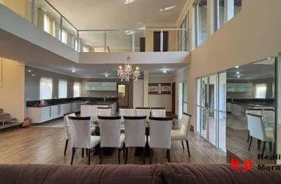 Casa com suites e quintal para alugar, 450 m² por r$ 13.050/mês - granja viana - cotia/sp