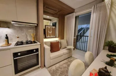 Apartamento novo com 1 dormitório à venda, 25 m² por r$ 260.000 - butantã - são paulo/sp