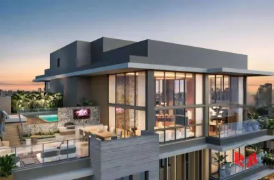 Cobertura duplex com  4 ou 5 dormitórios à venda, 529 m² por r$ 6.990.000,00 - empresarial 18 do forte - barueri/sp