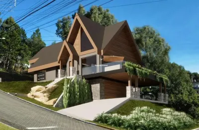 Casa com 3 quartos à venda na gentil bonato, 160, vale das colinas, gramado por r$ 2.950.000