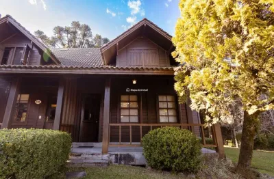 Casa em condomínio fechado com 3 quartos à venda na dos papagaios, 19, quinta da serra, canela por r$ 1.480.000