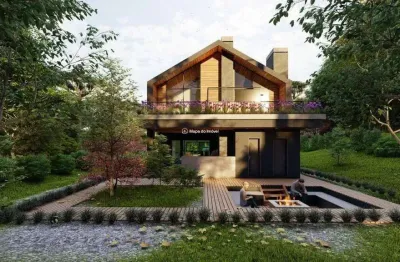 Casa com 3 quartos à venda na quadra b - lote 3, 1000, parque pinheiro grosso, canela por r$ 3.500.000