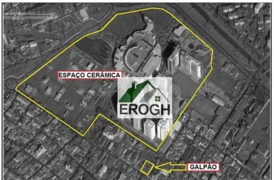 Galpão à venda, 3700 m² por r$ 9.900.000,00 - cerâmica - são caetano do sul/sp