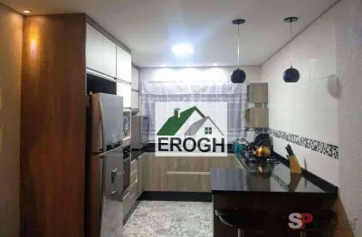 Sobrado à venda, 136 m² por r$ 620.000,00 - santa maria - santo andré/sp