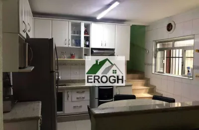 Sobrado à venda, 218 m² por r$ 680.000,00 - vila palmares - santo andré/sp