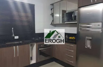 Sobrado com 3 dormitórios à venda, 264 m² por r$ 742.000,00 - parque marajoara - santo andré/sp